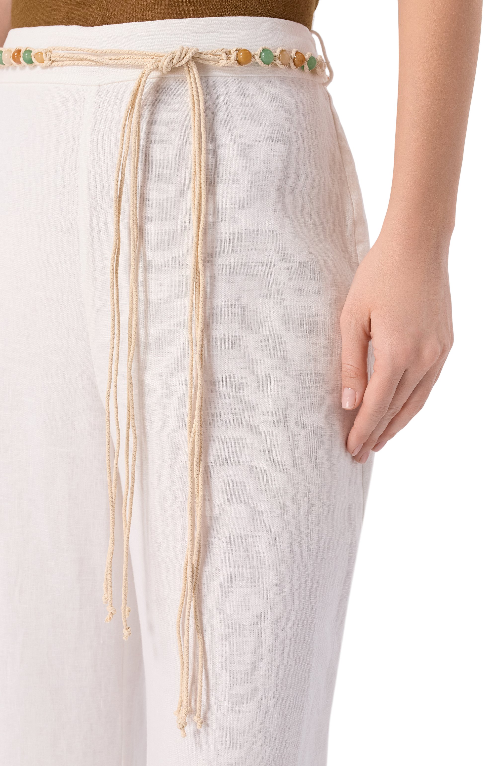 Льняные брюки ZIMMERMANN, арт. 5797PRS262, фото 5