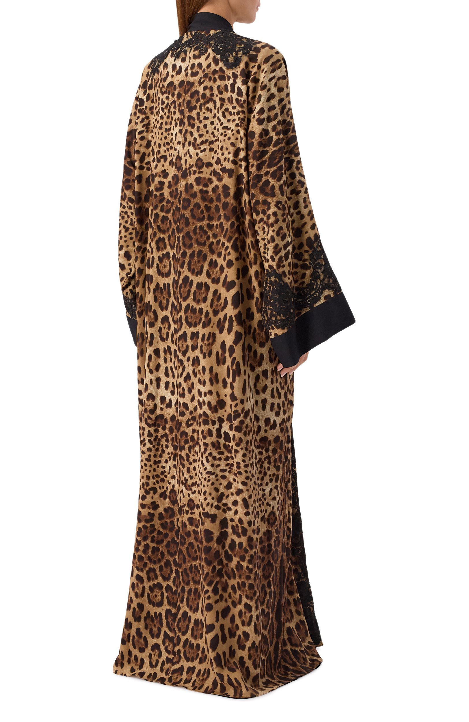 Платье из шелка и хлопка DOLCE & GABBANA, арт. F612NT/FSADD, фото 3