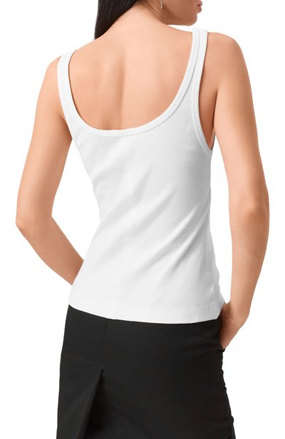 Хлопковая майка MM6, арт. S52NL0070/M20054, фото 4