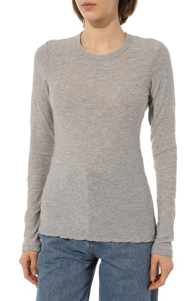 Хлопковый лонгслив JAMES PERSE, арт. WUA3361/HGY, фото 3