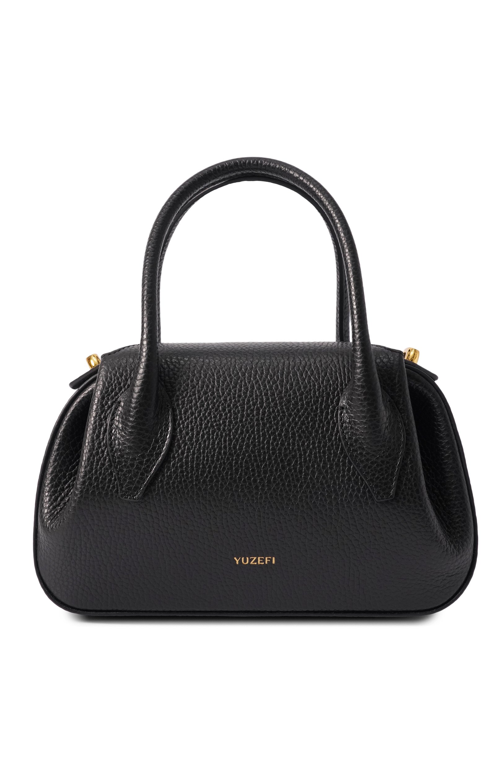 Сумка oyster mini YUZEFI черного цвета по цене 64500 руб., арт. 0YSTER MINI DUFFLE, фото 1 Сумка oyster mini YUZEFI, арт. 0YSTER MINI DUFFLE, фото 1