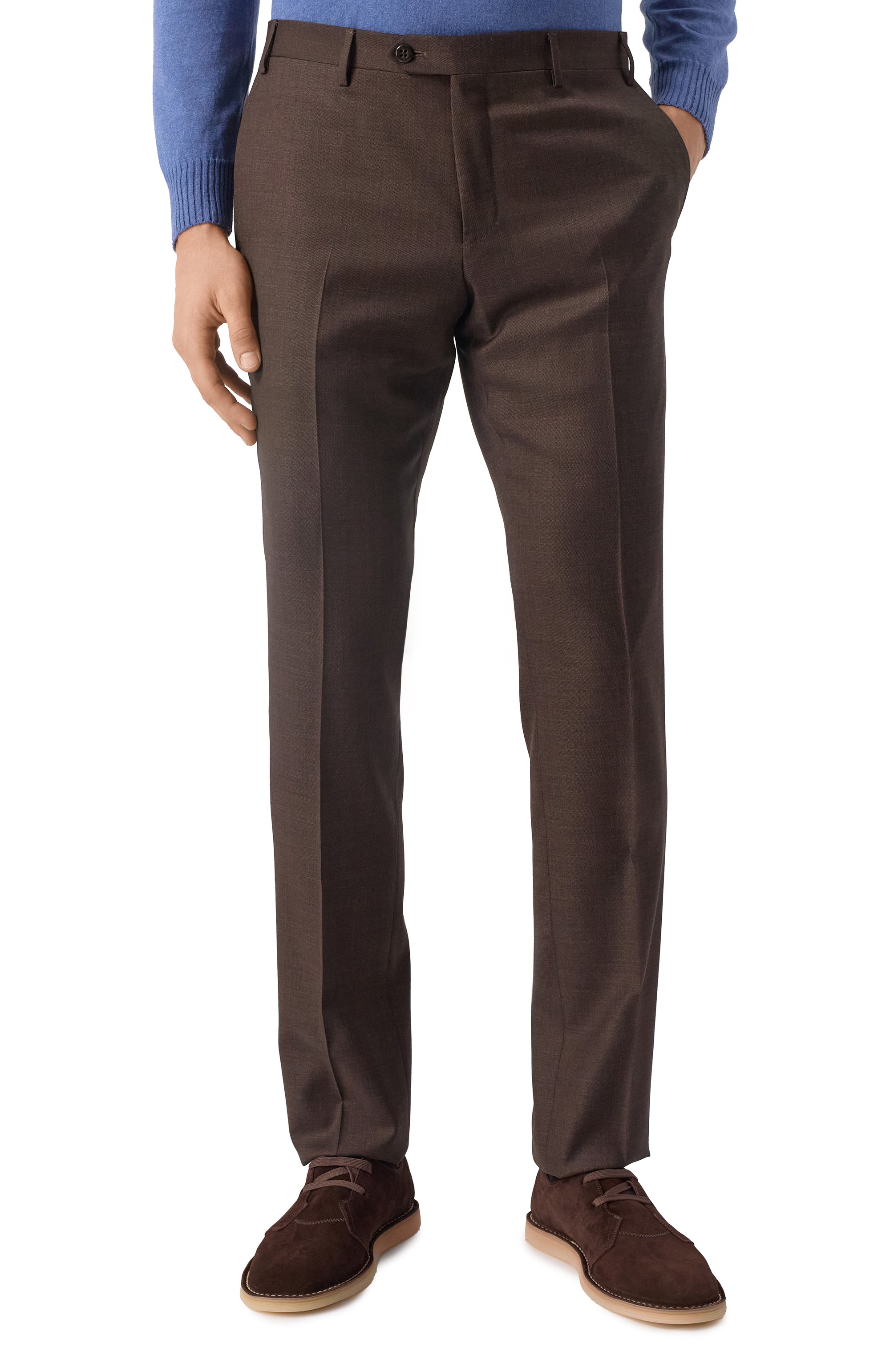 Шерстяные брюки CORNELIANI, арт. 255B01-2517087, фото 3