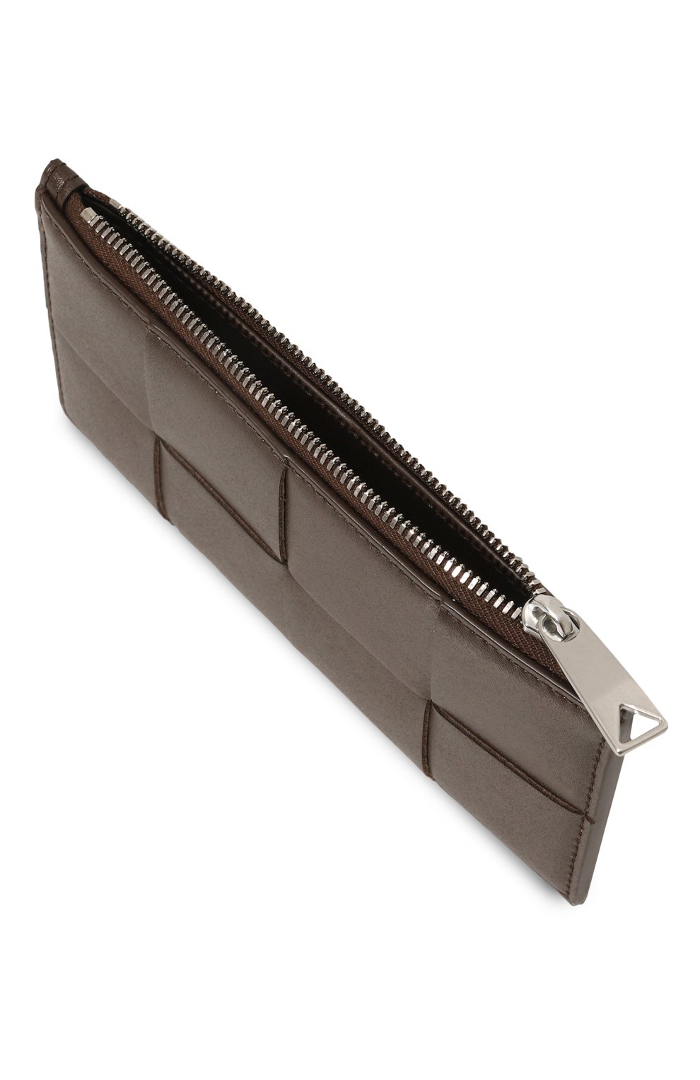 Кожаный футляр для кредитных карт BOTTEGA VENETA коричневого цвета по цене 51900 руб., арт. 749460/VBWD3, фото 3 Кожаный футляр для кредитных карт BOTTEGA VENETA, арт. 749460/VBWD3, фото 3