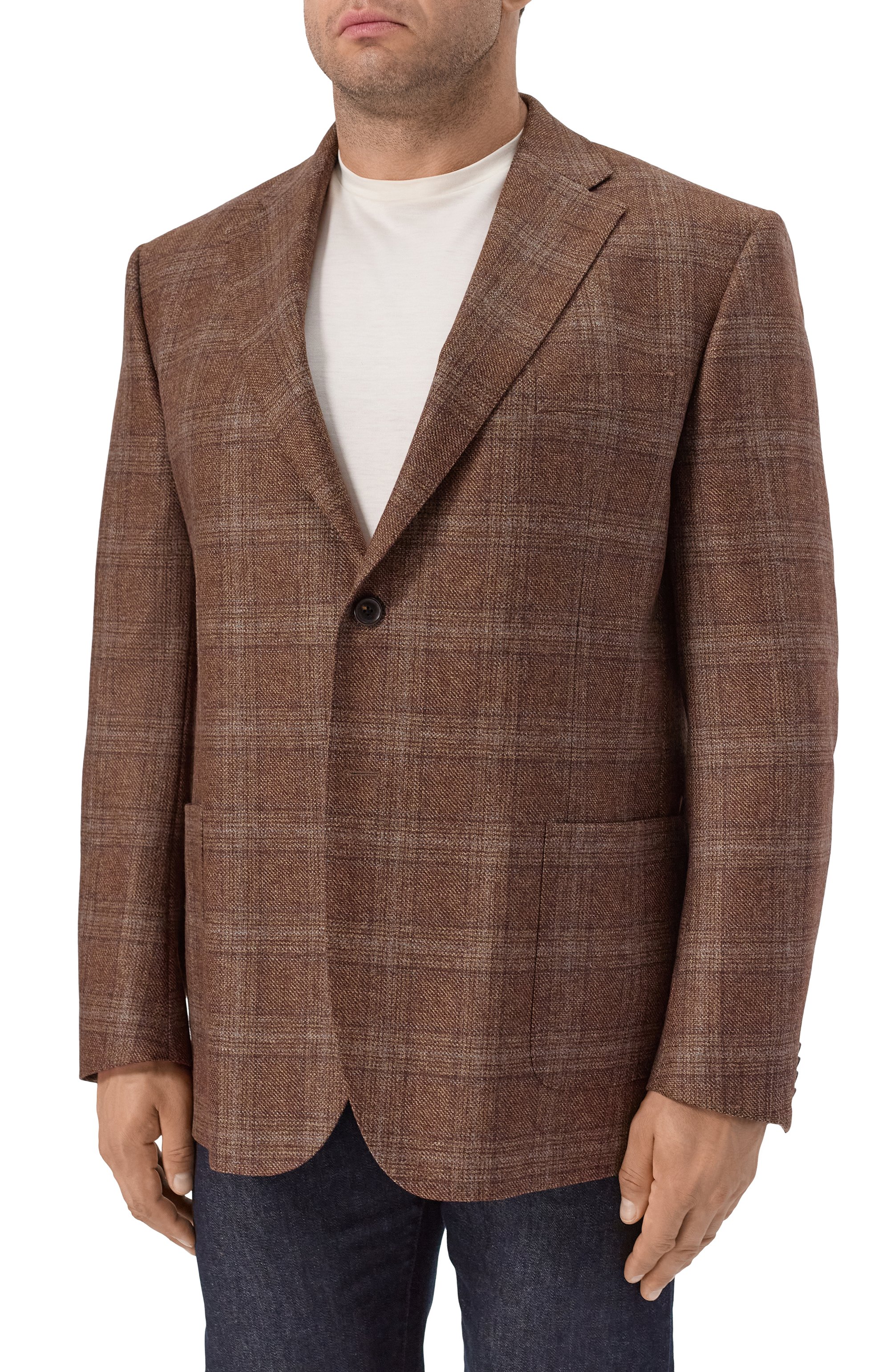 Шерстяной пиджак CORNELIANI, арт. 266018-2616212, фото 4