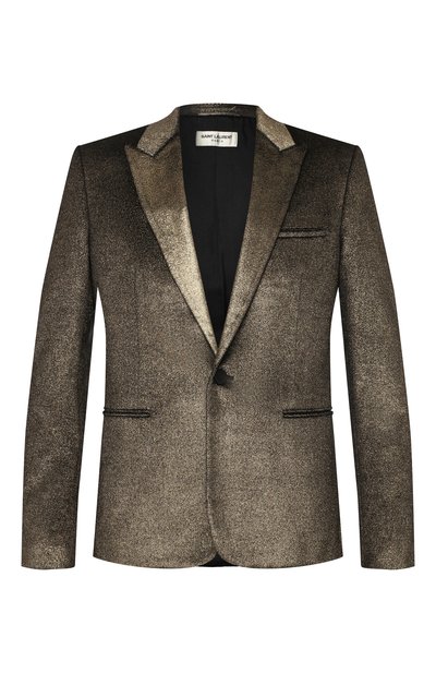 Однобортный пиджак из хлопка SAINT LAURENT, арт. 530751/Y104T, фото 1