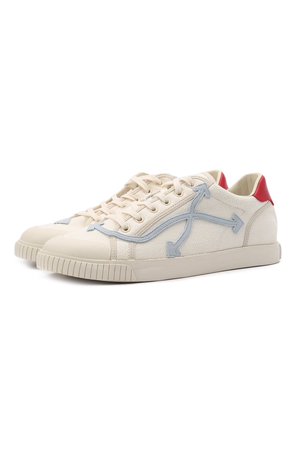 Текстильные кеды OFF-WHITE, арт. 0MIA213S21FAB0010140, фото 1
