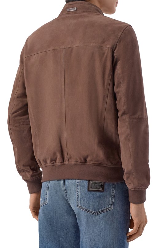 Двусторонний замшевый бомбер Gimo's 6S20.1.040.50R/112 Коричневый  6S20.1.040.50R/112 Фото 4