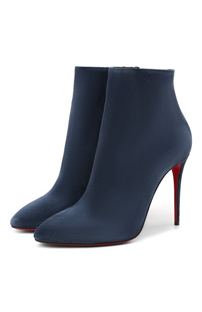 Замшевые ботильоны eloise 100 CHRISTIAN LOUBOUTIN, арт. eloise booty 100 veau velours, фото 1