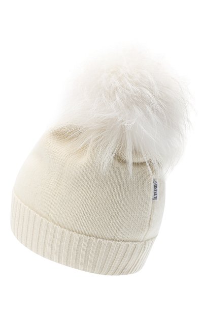 Шерстяная шапка с меховым помпоном IL TRENINO, арт. 15 8637/LR, фото 2