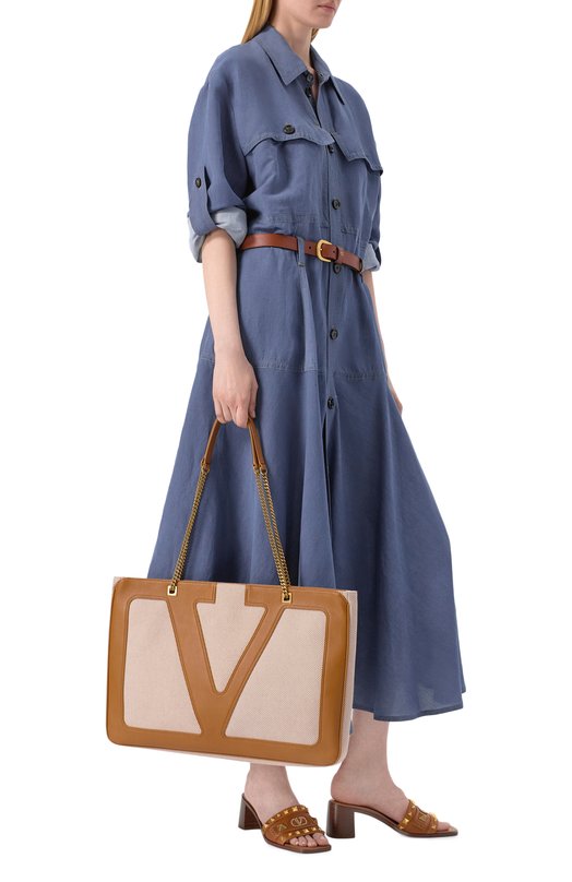 Сумка-тоут Viva Superstar Valentino 6W0B0R12/GLR Бежевый  6W0B0R12/GLR Фото 7