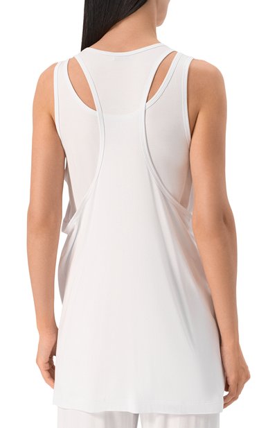 Майка из вискозы EDOMO белого цвета по цене 15900 руб., арт. T002002FW2324, фото 5 Майка из вискозы EDOMO, арт. T002002FW2324, фото 5