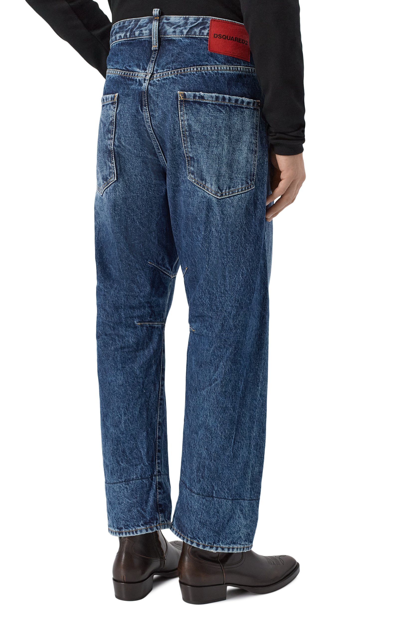 Джинсы kawaii DSQUARED2 синего цвета по цене 78700 руб., арт. S74LB1954/S30839, фото 4 Джинсы kawaii DSQUARED2, арт. S74LB1954/S30839, фото 4