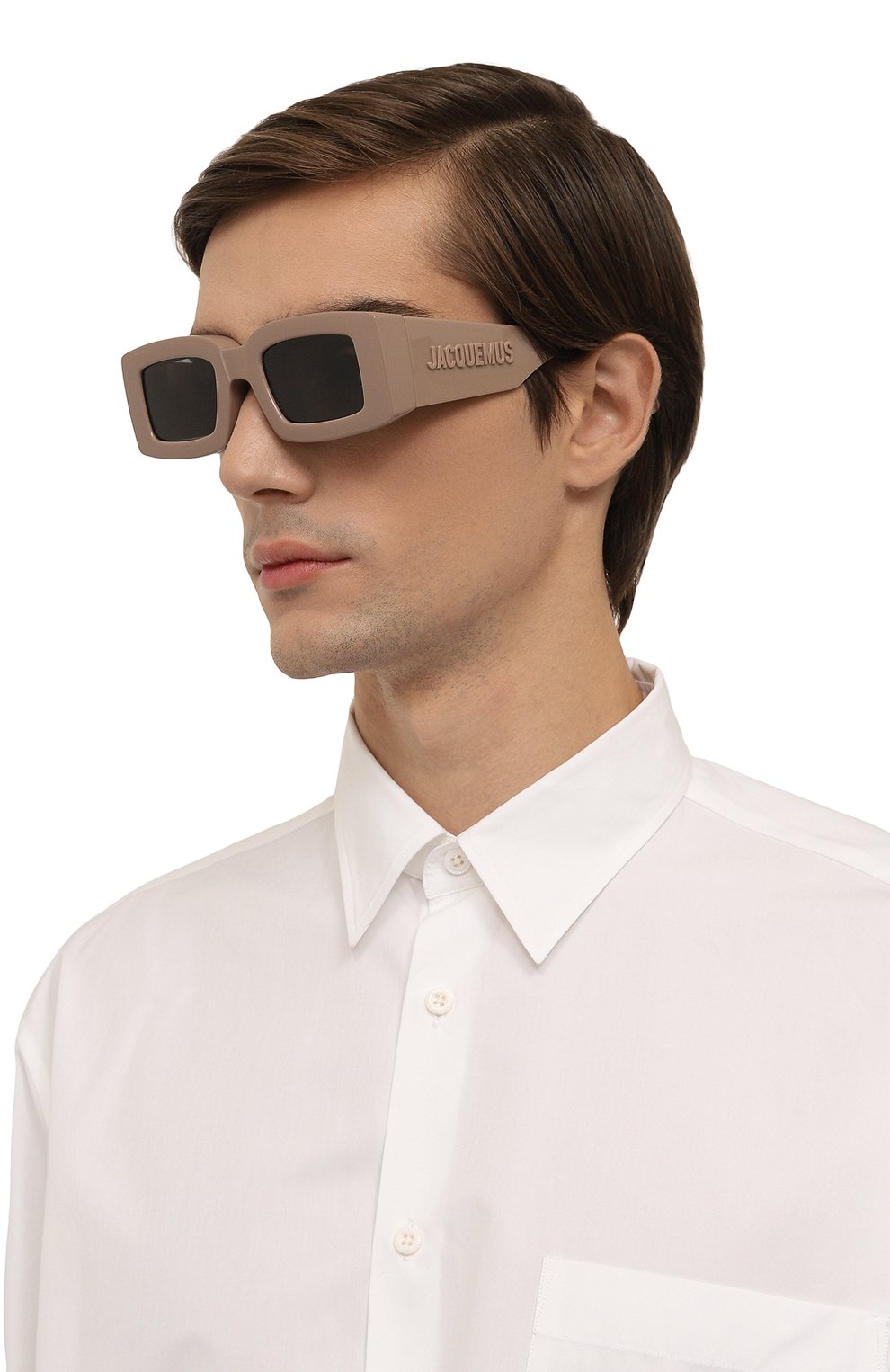 Солнцезащи тные очки JACQUEMUS, арт. LES LUNETTES TUPI LIGHT BR0WN, фото 3