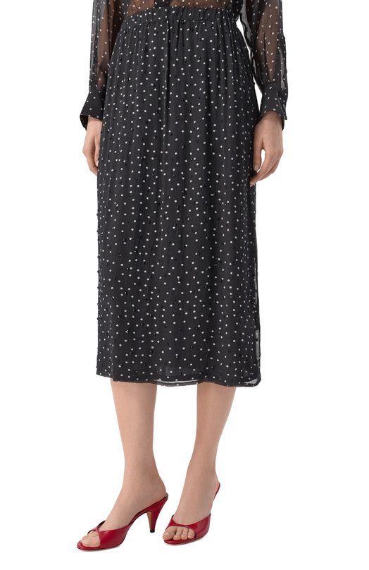 Шелковая юбка Albus Lumen AL.RT26.SKIRT05 Чёрный  AL.RT26.SKIRT05 Фото 3