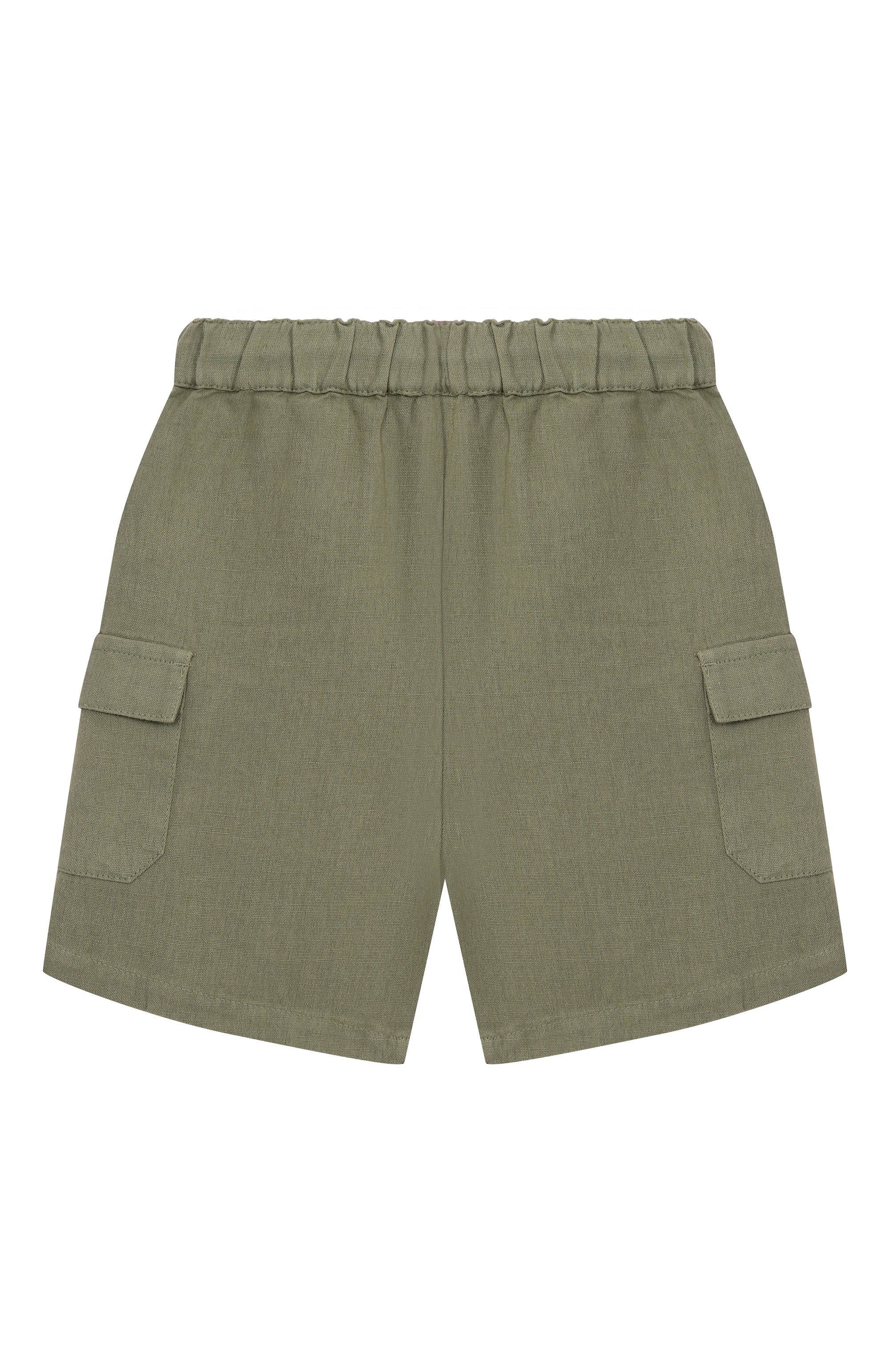 Шорты-карго из хлопка и льна BABYBU, арт. BI-B1037S235, фото 2
