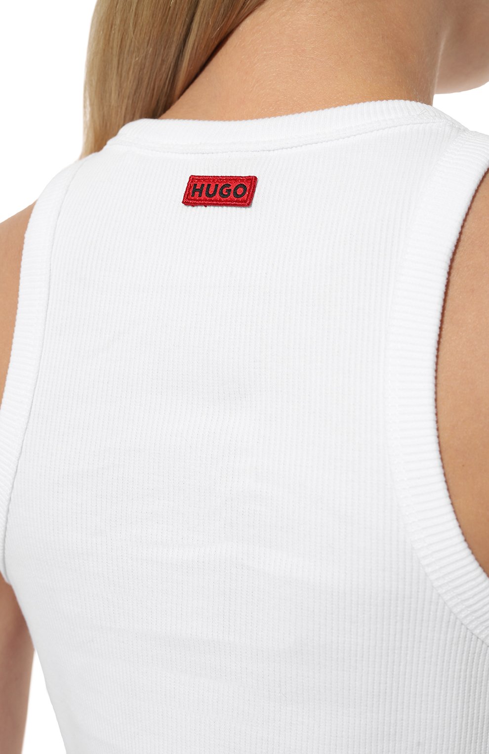 Хлопковая майка HUGO, арт. 50478532, фото 5