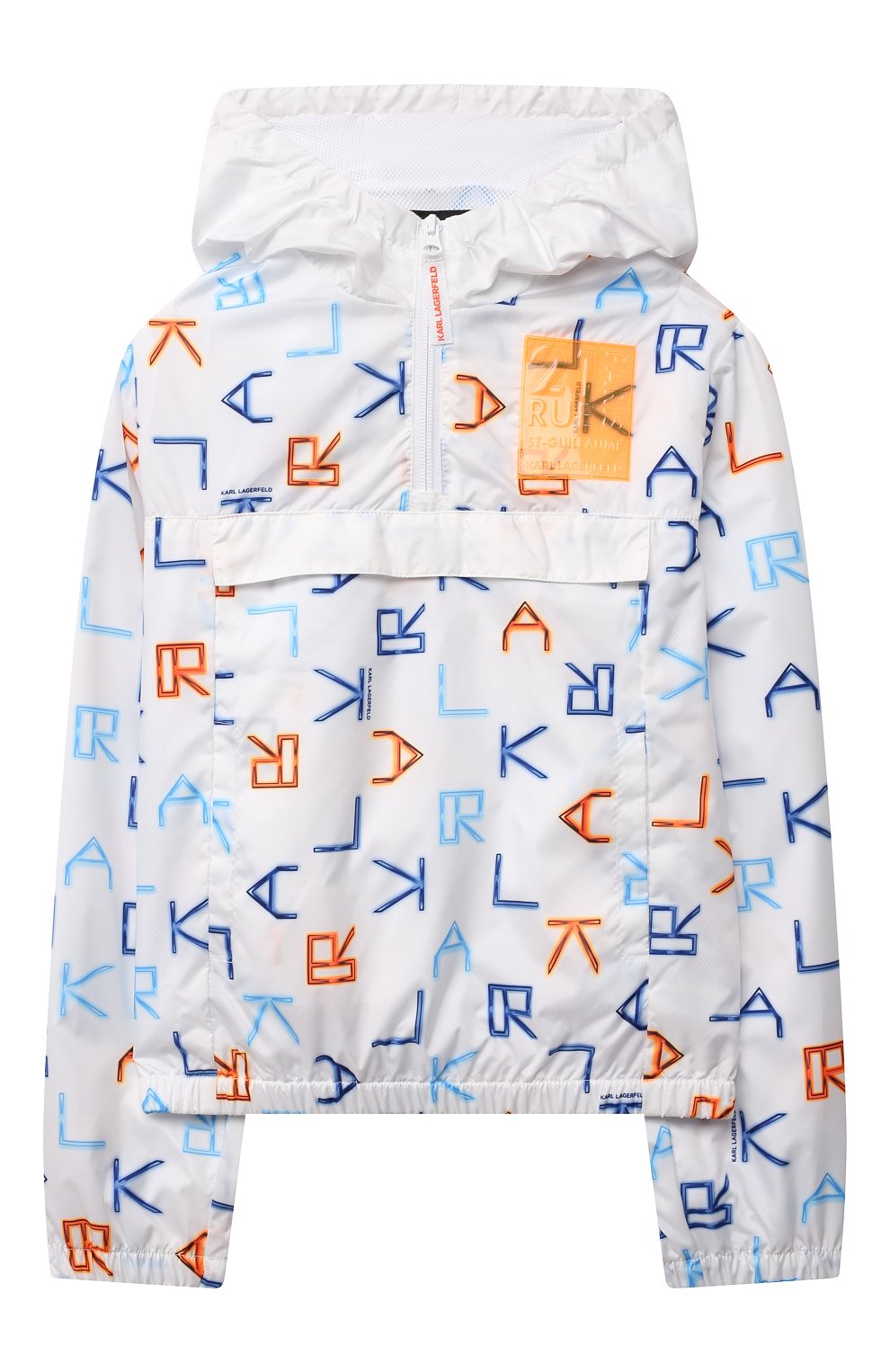 Анорак KARL LAGERFELD KIDS разноцветного цвета по цене 16200 руб., арт. Z26076, фото 1 Анорак KARL LAGERFELD KIDS, арт. Z26076, фото 1