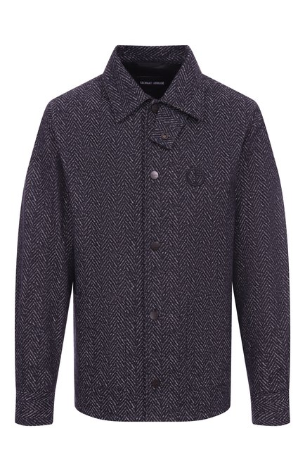 Мужская хлопковая куртка-рубашка GIORGIO ARMANI, арт. GM002072/AF19617