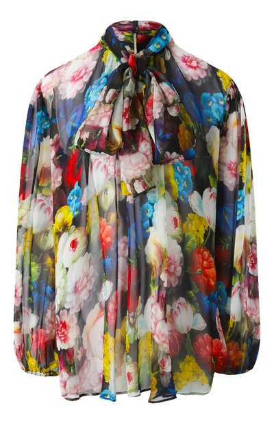 Женская шелковая блузка DOLCE & GABBANA, арт. F5R62T/IS1SR
