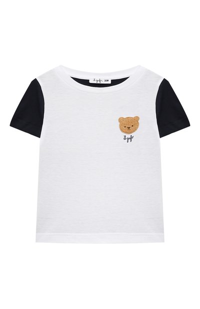 Хлопковая футболка IL GUFO, арт. P24TS447MF001/24M-36M