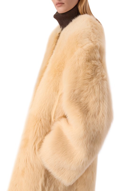 Шуба из овчины Loulou de Saison SIBA Бежевый  SIBA Фото 5