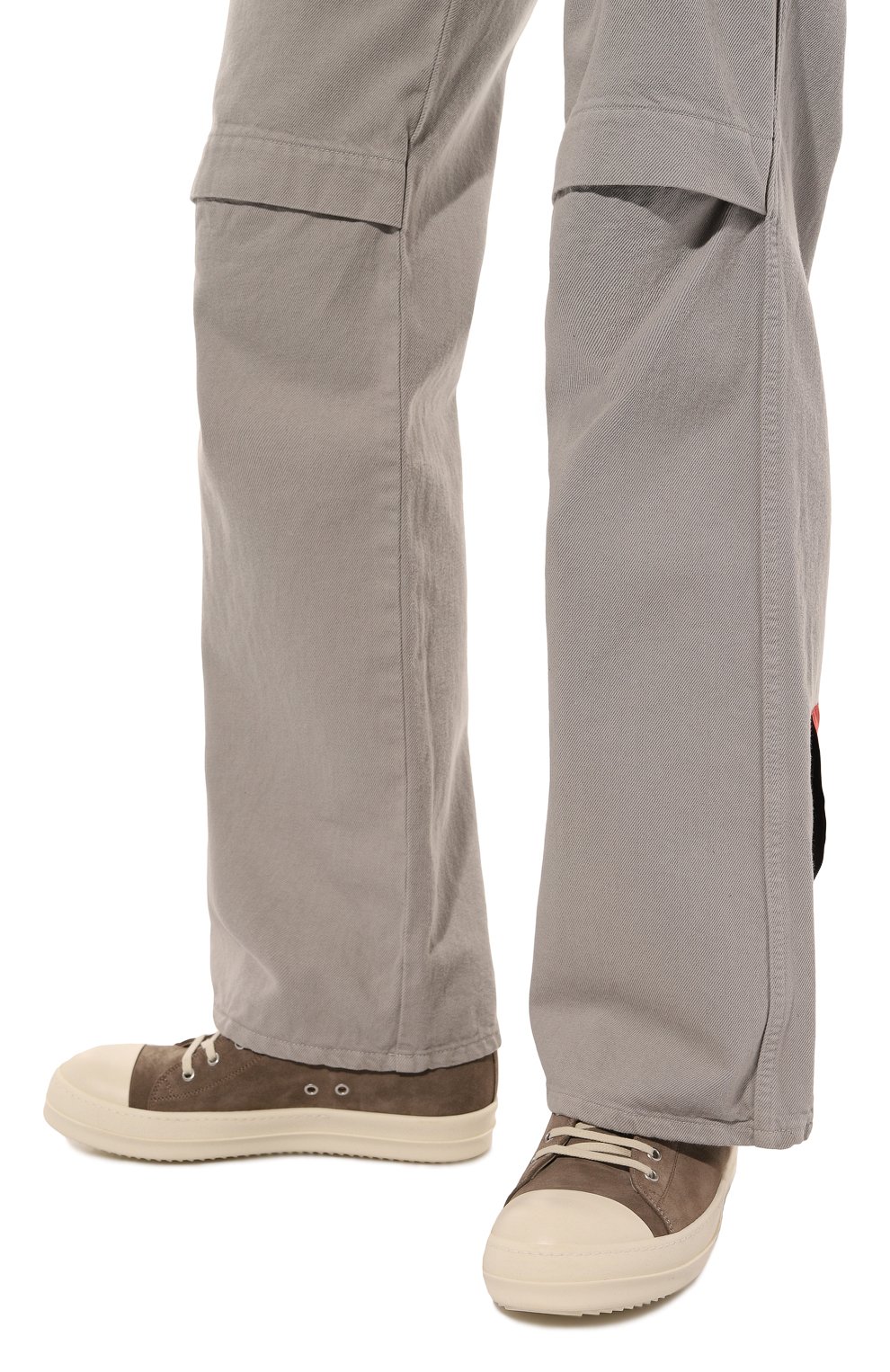 Замшевые кеды RICK OWENS, арт. RU01C4891/LVS, фото 3