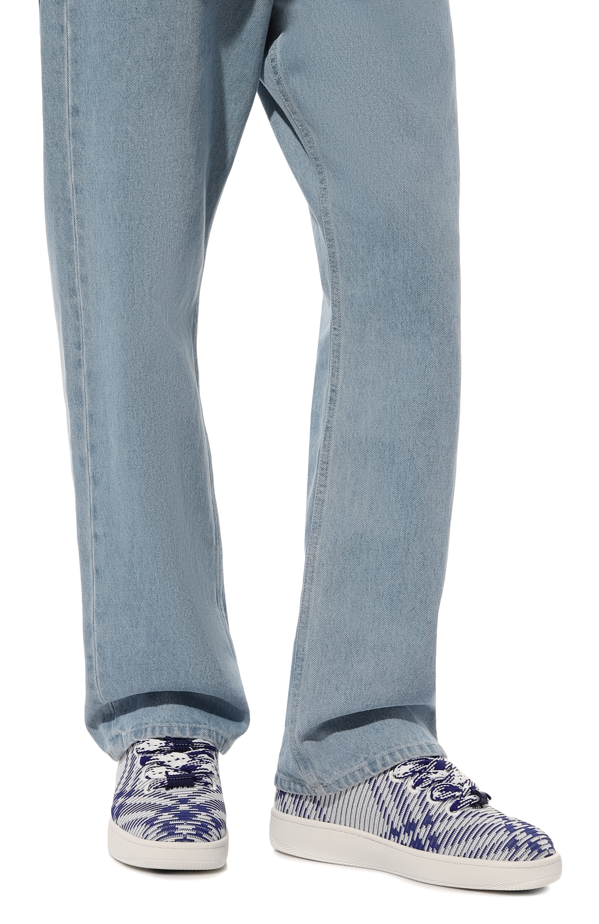 Текстильные кеды box BURBERRY, арт. 8081584, фото 3