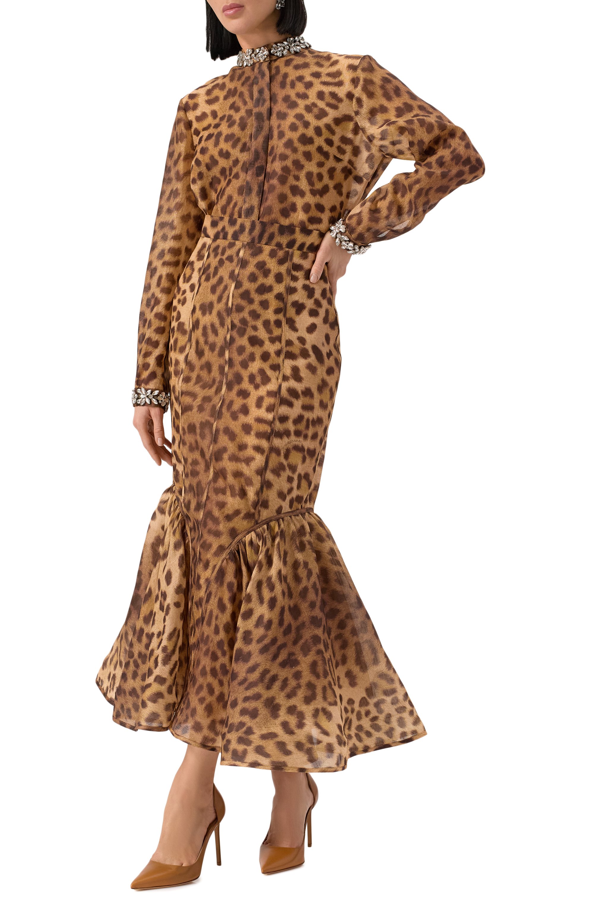 Юбка изо льна и шелка ZIMMERMANN, арт. 2343SR251, фото 2