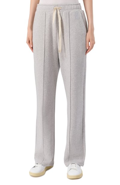 Хлопковые брюки WEEKEND MAX MARA серого цвета по цене 22950 руб., арт. F0LK, фото 3 Хлопковые брюки WEEKEND MAX MARA, арт. F0LK, фото 3