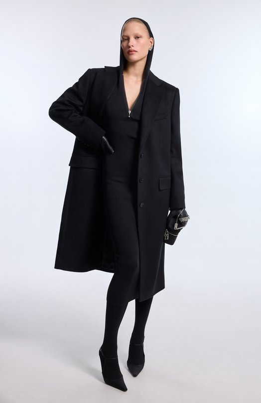 Текстильные туфли Manon 110 Saint Laurent 840734/AAFAI Чёрный  840734/AAFAI Фото 7