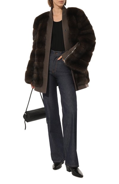 Шуба из меха соболя JULIA DILUA коричневого цвета по цене 2640000 руб., арт. 2022-0064, фото 2 Шуба из меха соболя JULIA DILUA, арт. 2022-0064, фото 2