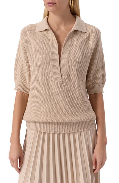 Поло из шелка и хлопка MVST, арт. WS61-259MU, фото 3