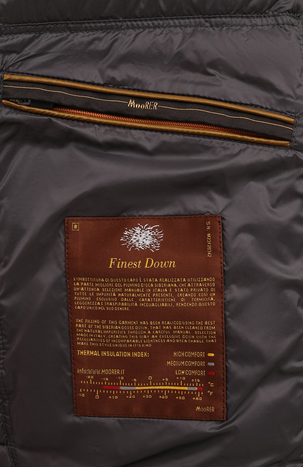 Пуховый бомбер oniro-ll MOORER, арт. 0RIN-LL, фото 7