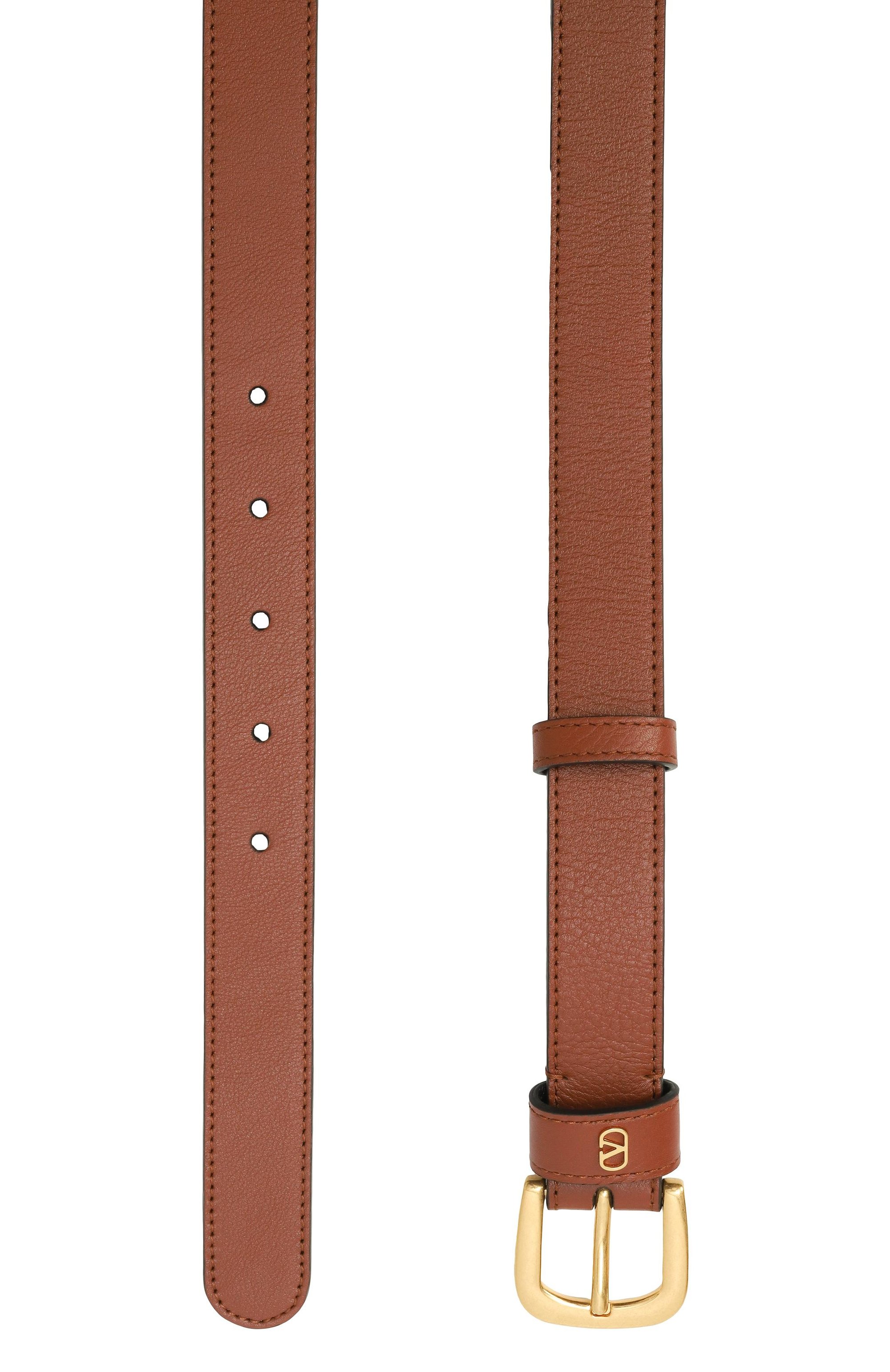 Кожаный ремень VALENTINO, арт. 7W2T0SM1/PPU, фото 3