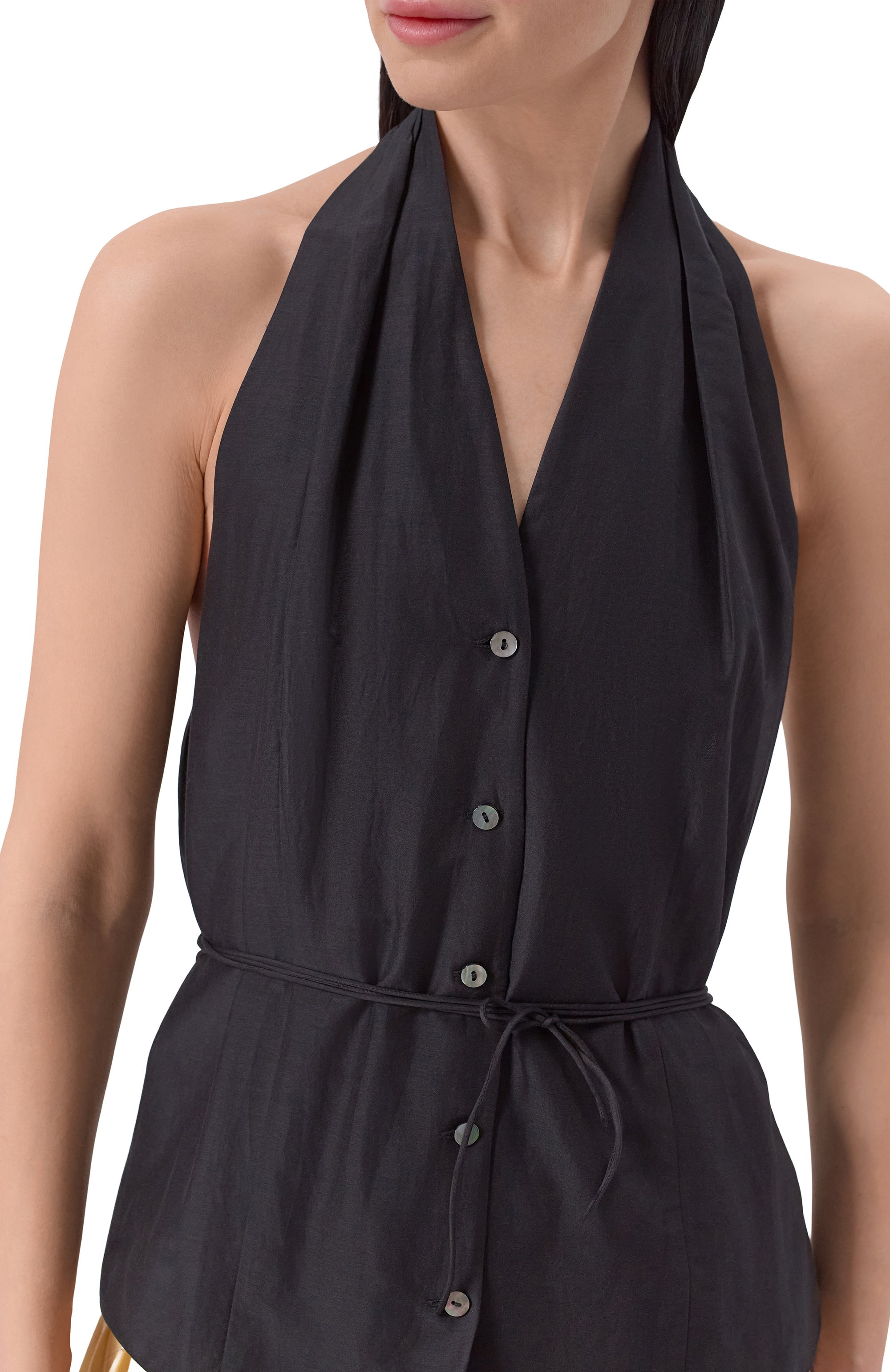 Топ из хлопка и шелка 12 STOREEZ, арт. 137108, фото 5