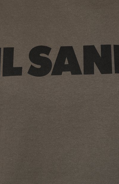Хлопковый лонгслив JIL SANDER хаки цвета по цене 52750 руб., арт. J02GC0107/J20215, фото 5 Хлопковый лонгслив JIL SANDER, арт. J02GC0107/J20215, фото 5