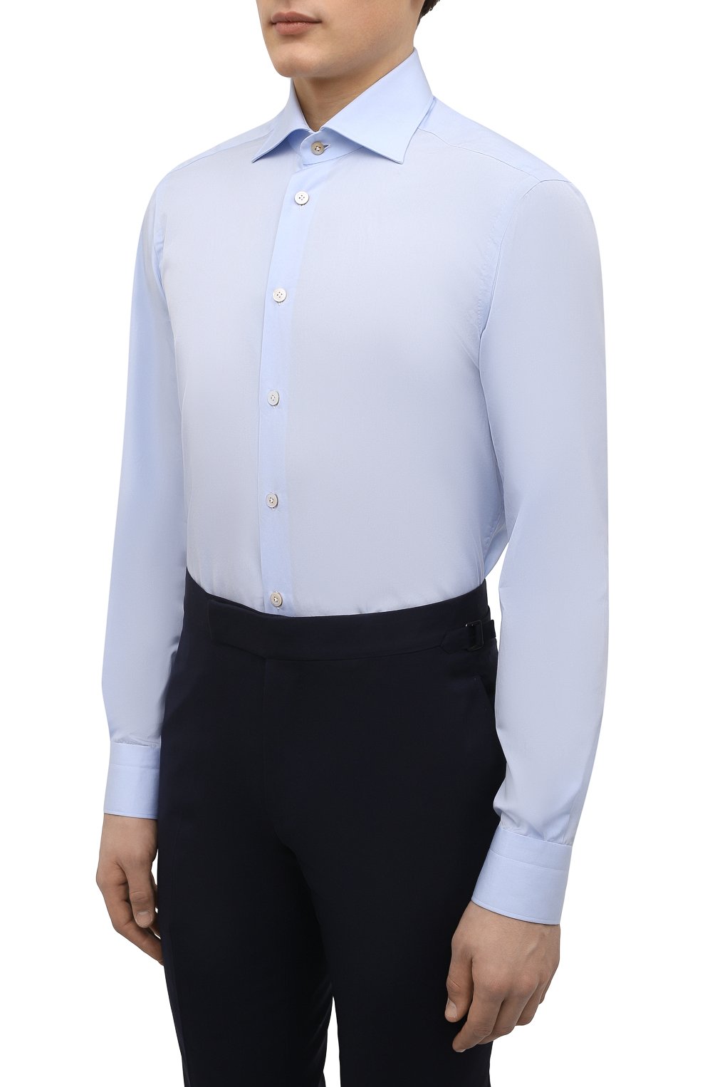 Хлопковая сорочка KITON, арт. UCIH0660102, фото 3