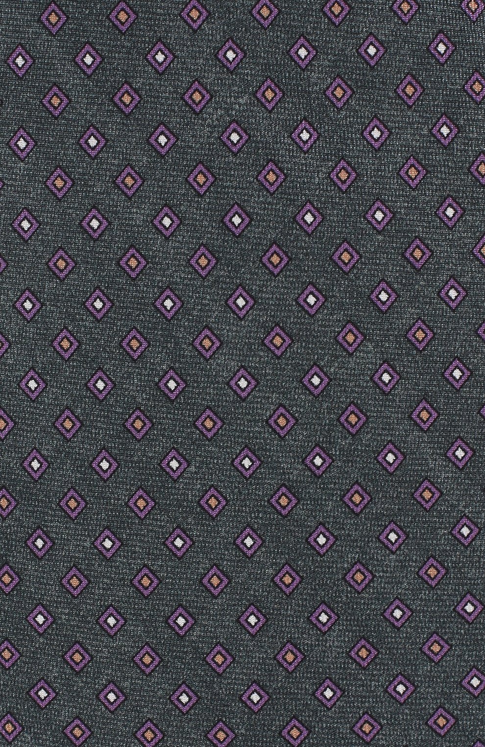 Шелковый галстук с узором BRIONI серого цвета по цене 26600 руб., арт. 063I00/P7489, фото 3 Шелковый галстук с узором BRIONI, арт. 063I00/P7489, фото 3