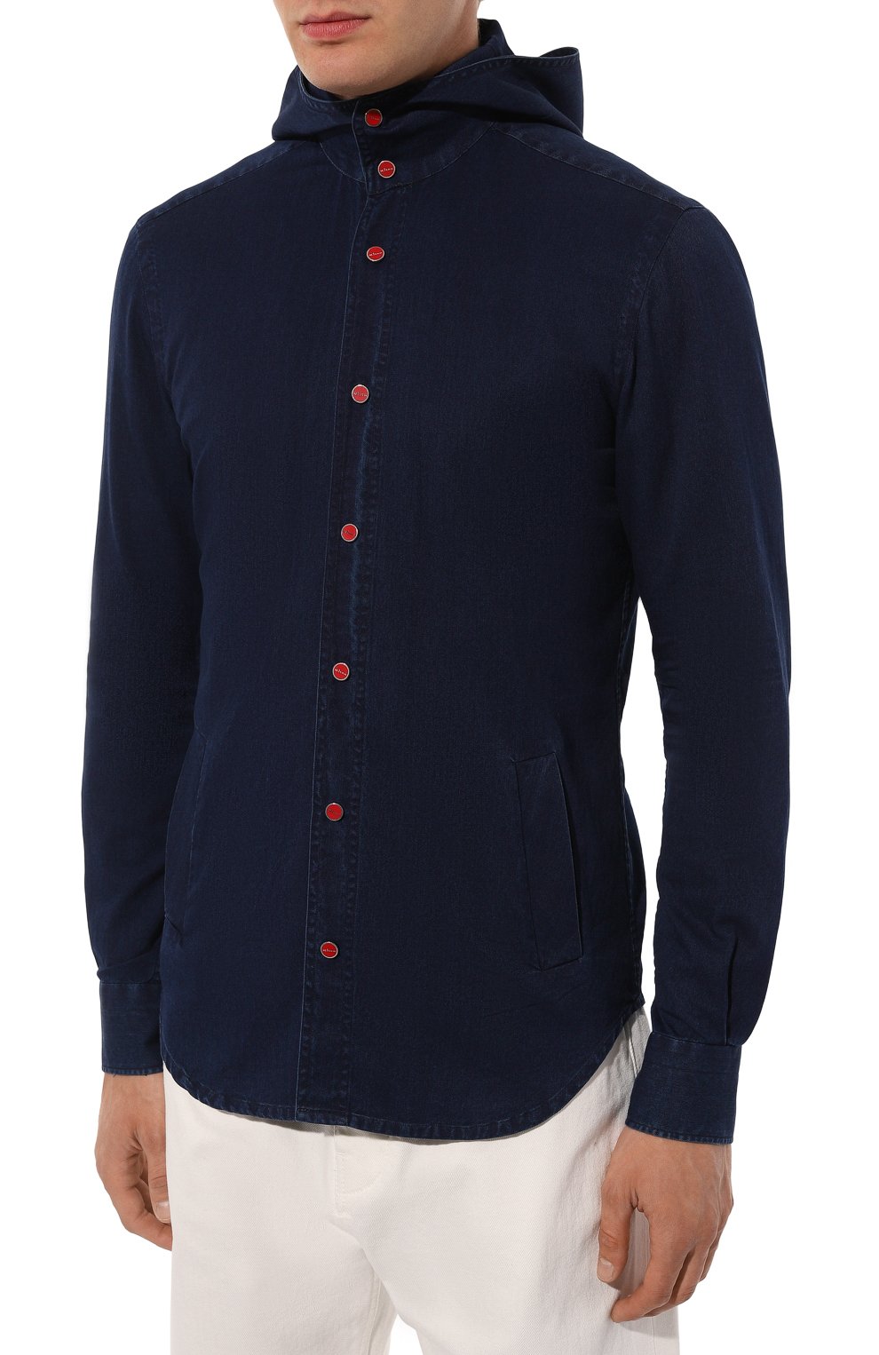 Джинсовая рубашка KITON, арт. UMCMARH08858, фото 3