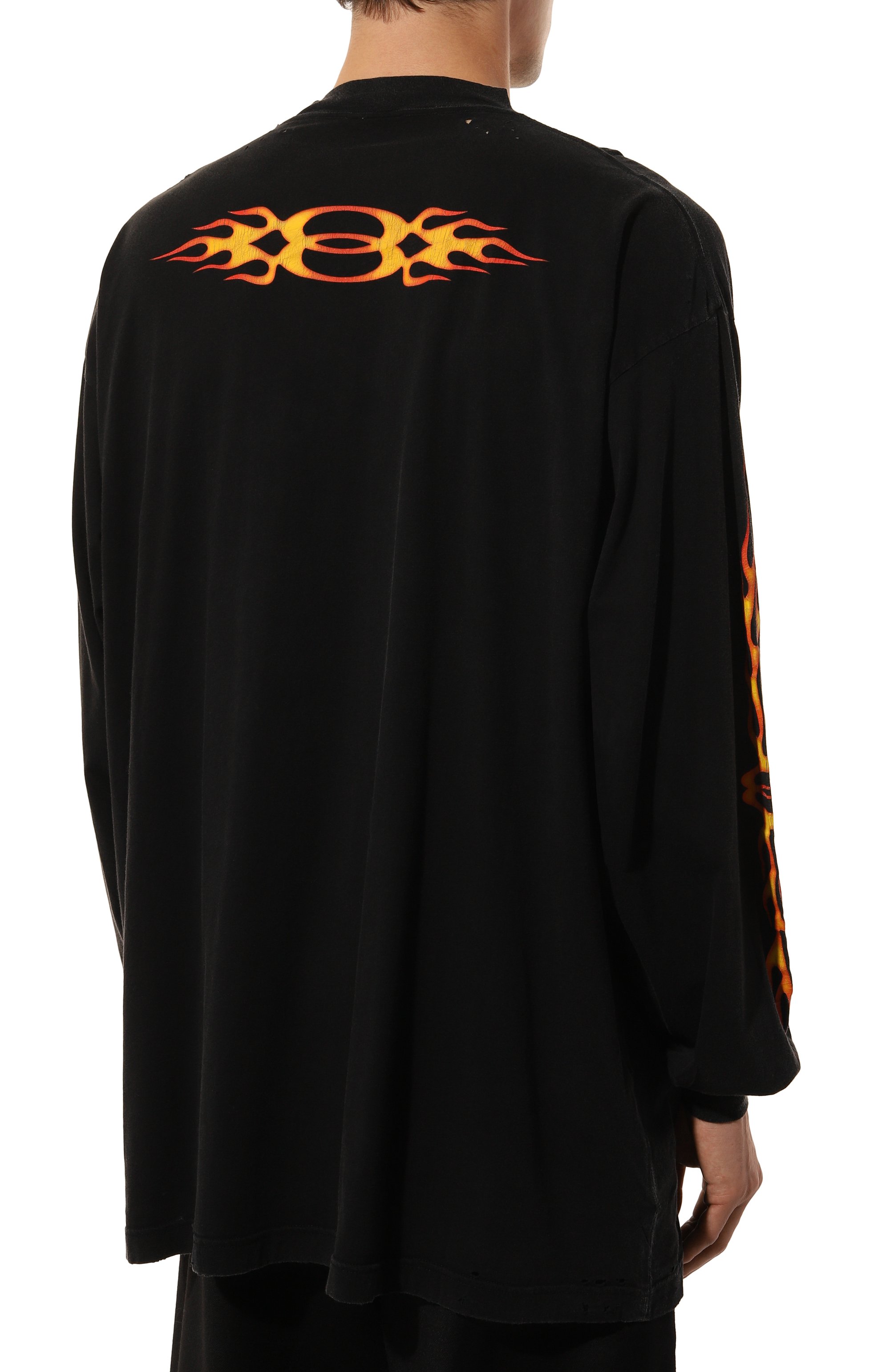 Хлопковый лонгслив BALENCIAGA, арт. 796917/TQVW6, фото 4