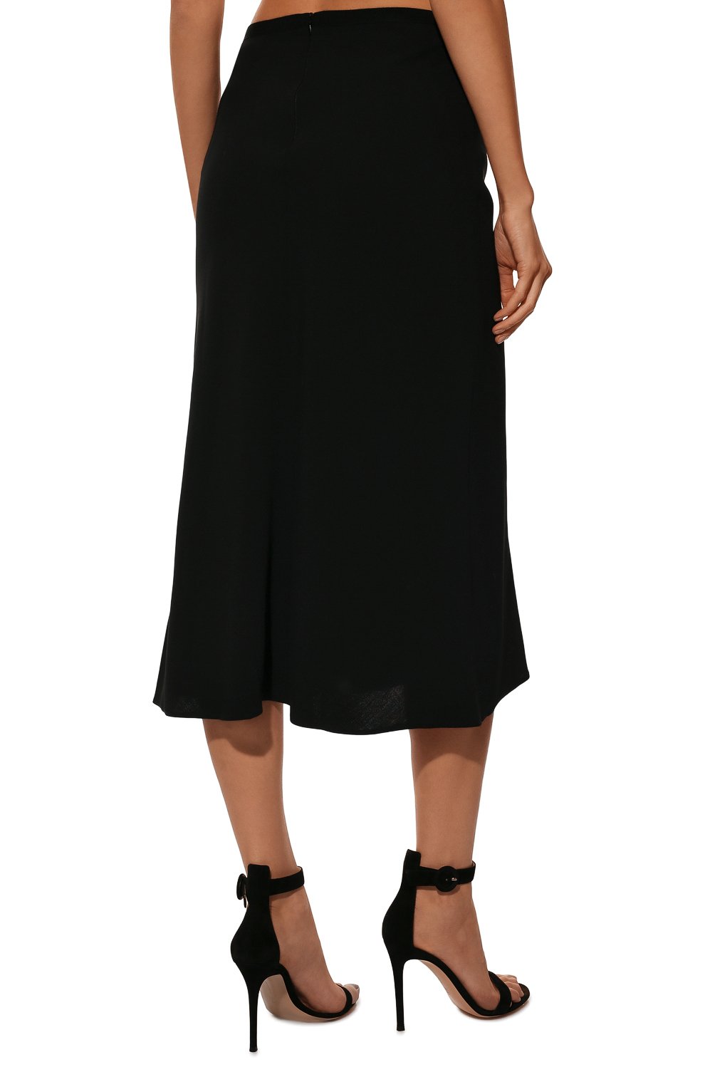 Шерстяная юбка NOBLE&BRULEE черного цвета по цене 41000 руб., арт. NB290421/514, фото 4 Шерстяная юбка NOBLE&BRULEE, арт. NB290421/514, фото 4