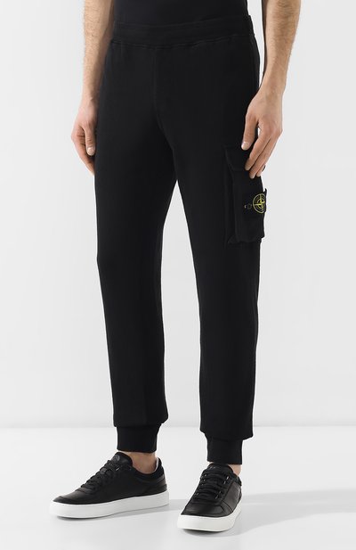 Хлопковые джоггеры STONE ISLAND, арт. 701565760, фото 3