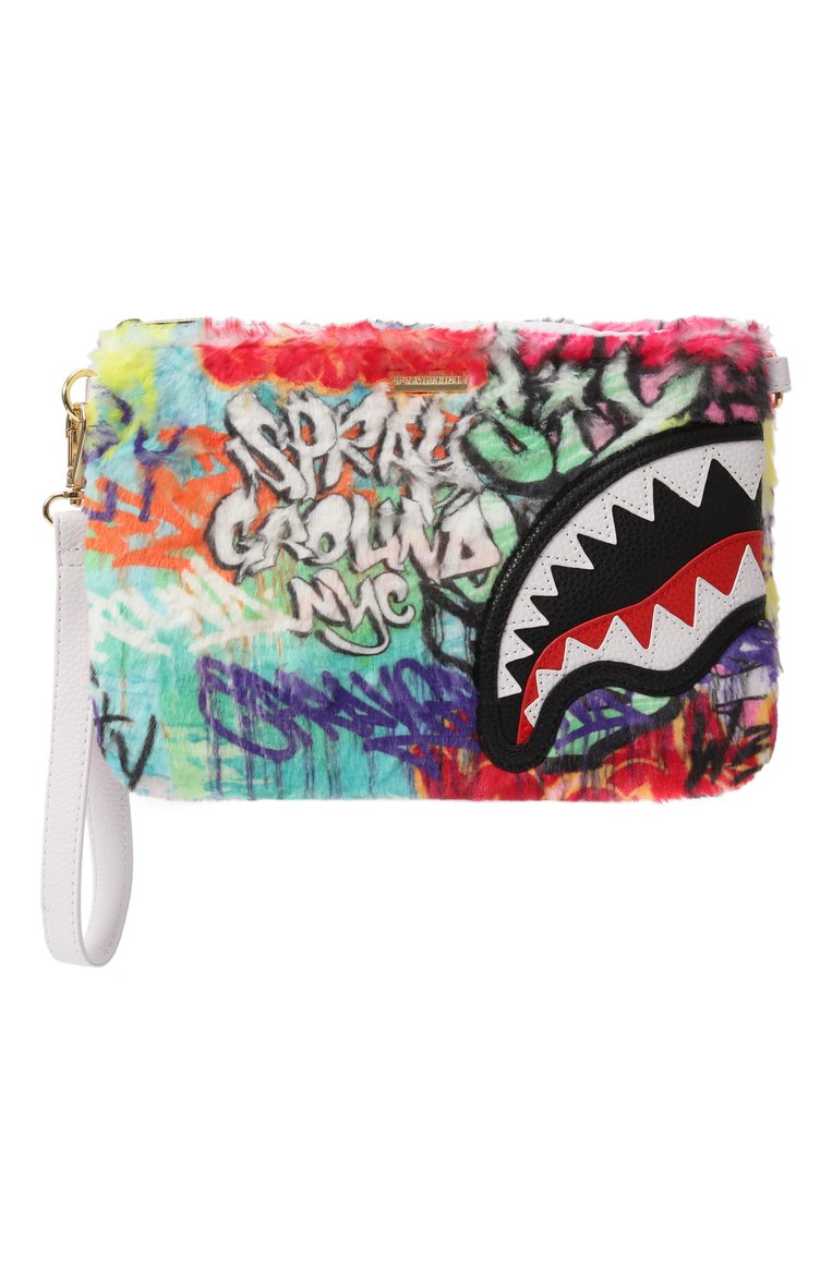 Детская клатч SPRAYGROUND разноцветного цвета, арт. 910B6920NSZ | Фото 5 (Нос: Не проставлено; Материал: Текстиль; Материал сплава: Проставлено)