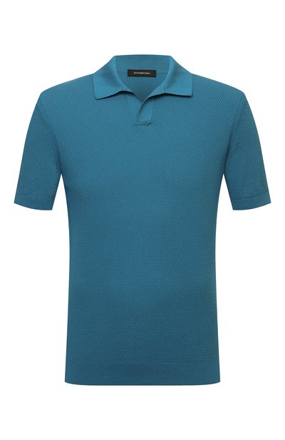 Мужская хлопковое поло ZEGNA, арт. UZC96/C32