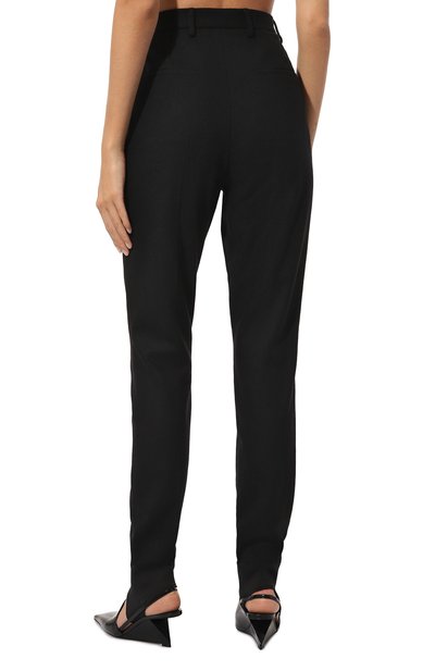 Шерстяные брюки со штрипка PRADA, арт. P279E-829-F0002-212, фото 4