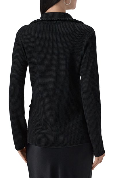 Жакет EMPORIO ARMANI черного цвета по цене 94600 руб., арт. EW000934/AF15112, фото 4 Жакет EMPORIO ARMANI, арт. EW000934/AF15112, фото 4