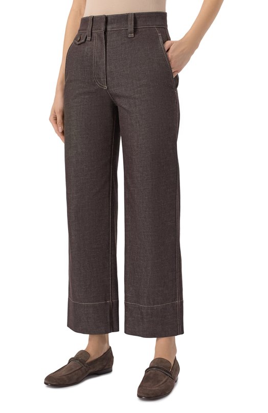 Джинсы Brunello Cucinelli MP134P4026 Коричневый  MP134P4026 Фото 3