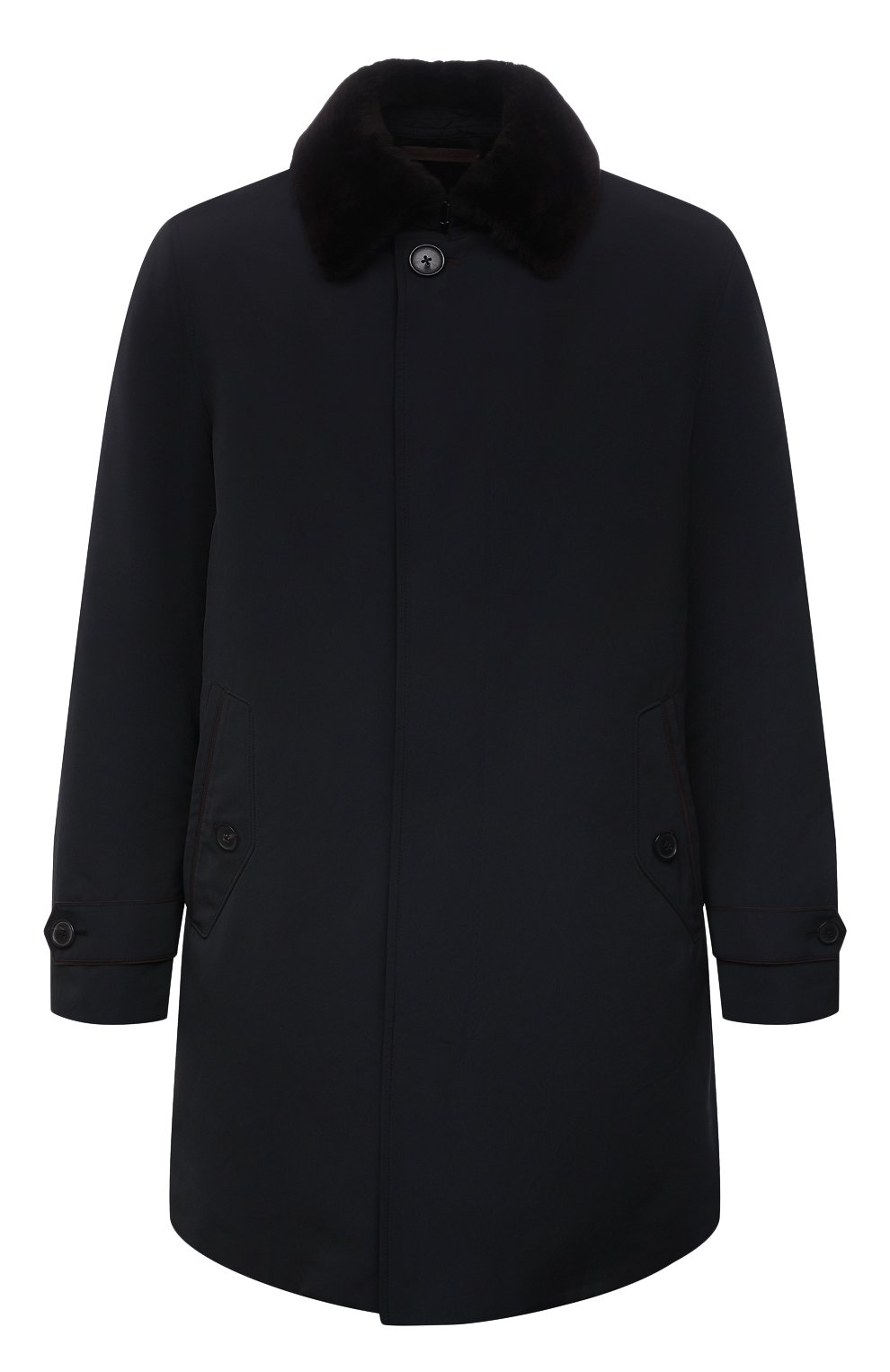 Плащ с меховой подкладкой ZEGNA, арт. U7T38/LUX6, фото 1