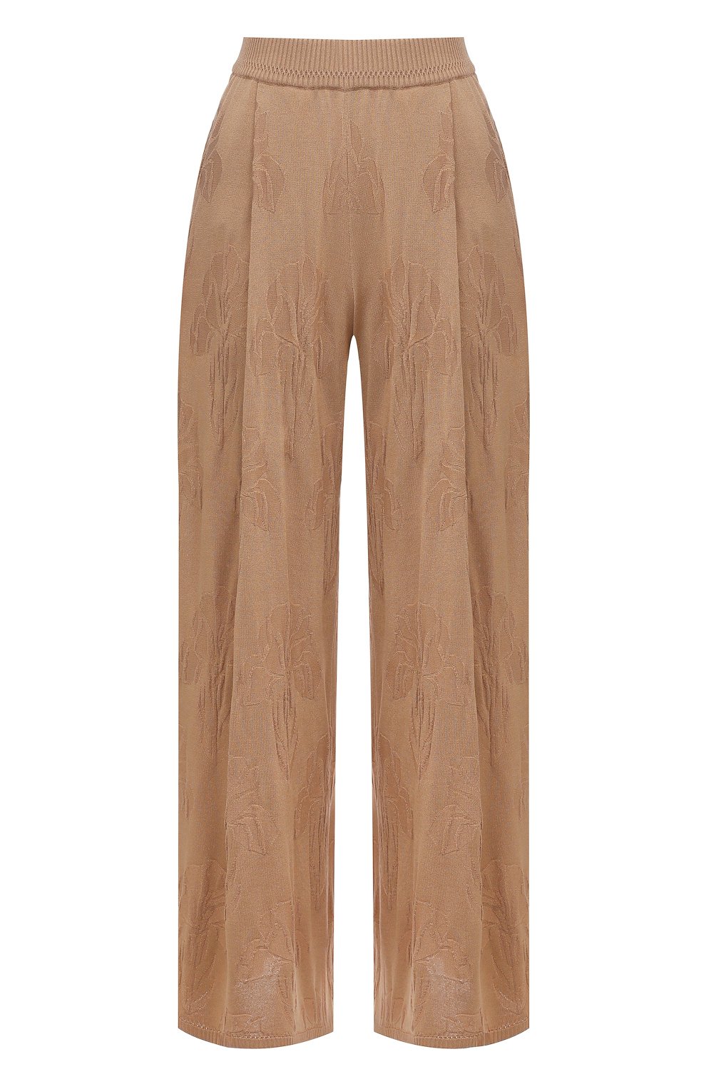 Брюки из шелка и вискозы FREEAGE бежевого цвета по цене 65000 руб., арт. S24.PT104.6070.102, фото 1 Брюки из шелка и вискозы FREEAGE, арт. S24.PT104.6070.102, фото 1