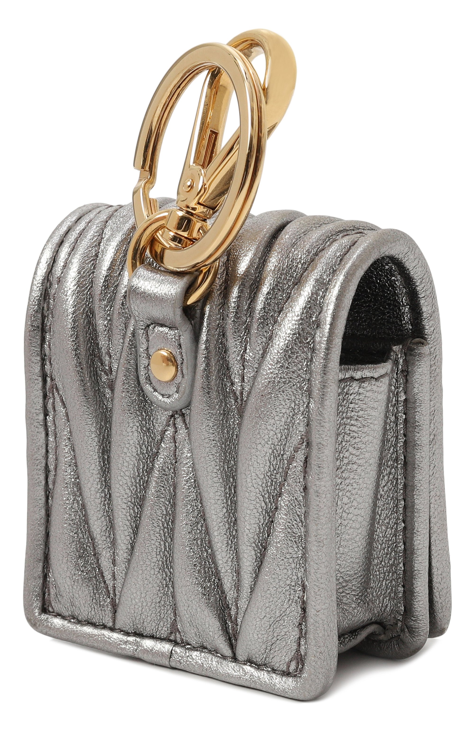 Кожаный футляр для airpods MIU MIU, арт. 5TT106-N88-F0135, фото 3